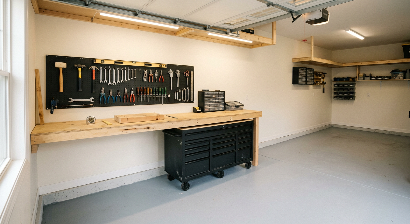 How to Set Up a Small DIY Workshop: Layout, Storage, Lighting, and Safety