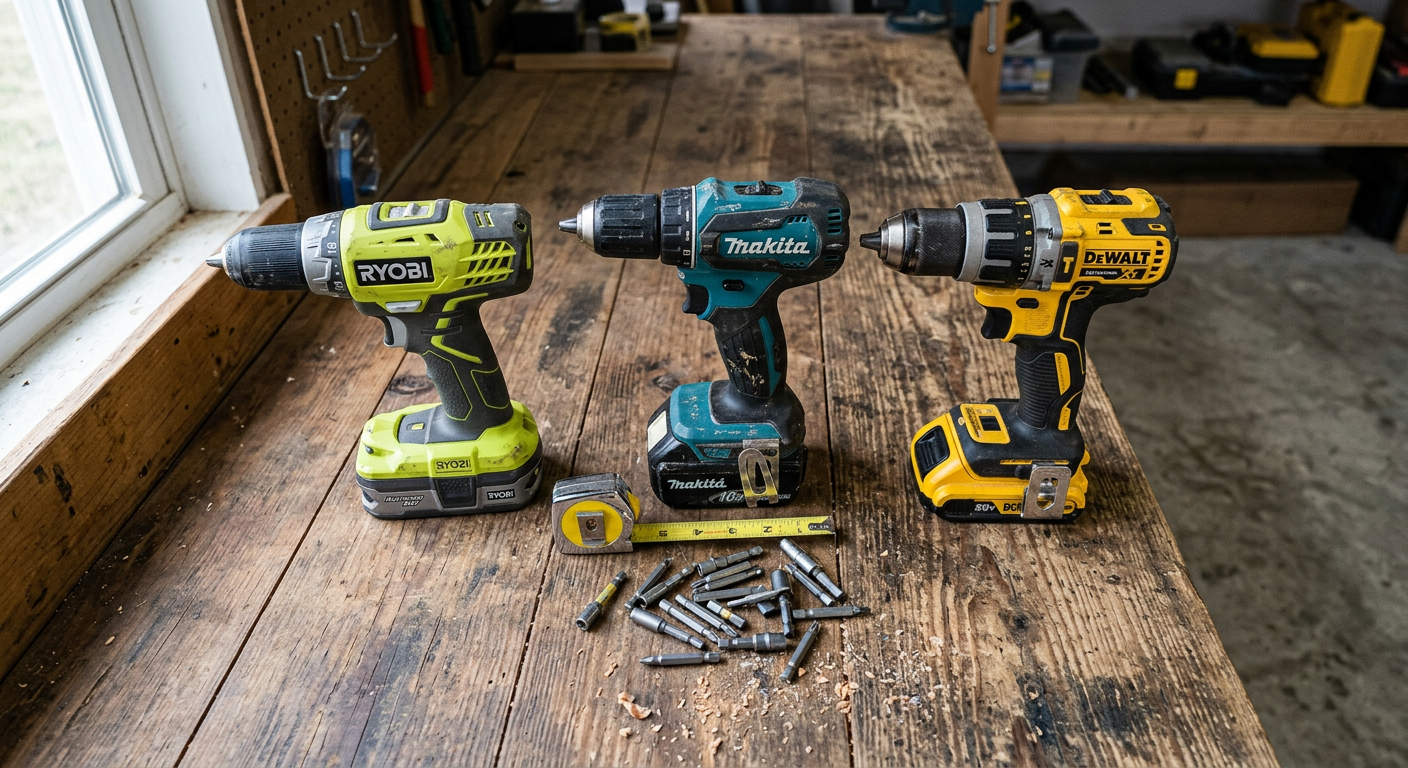 Makita vs. RYOBI vs. DEWALT: Which Brushless Cordless Drill Is Best?